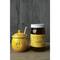 Hello Honey® 4.3" Yellow Ceramic Honey Pot & Wood Dipper